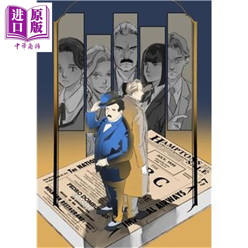 预售 法文版 漫画阿加莎系列 ABC谋杀案02 波洛侦探  Hercule Poirot   A B C  Contre Poirot T2 Mang【中商原版】