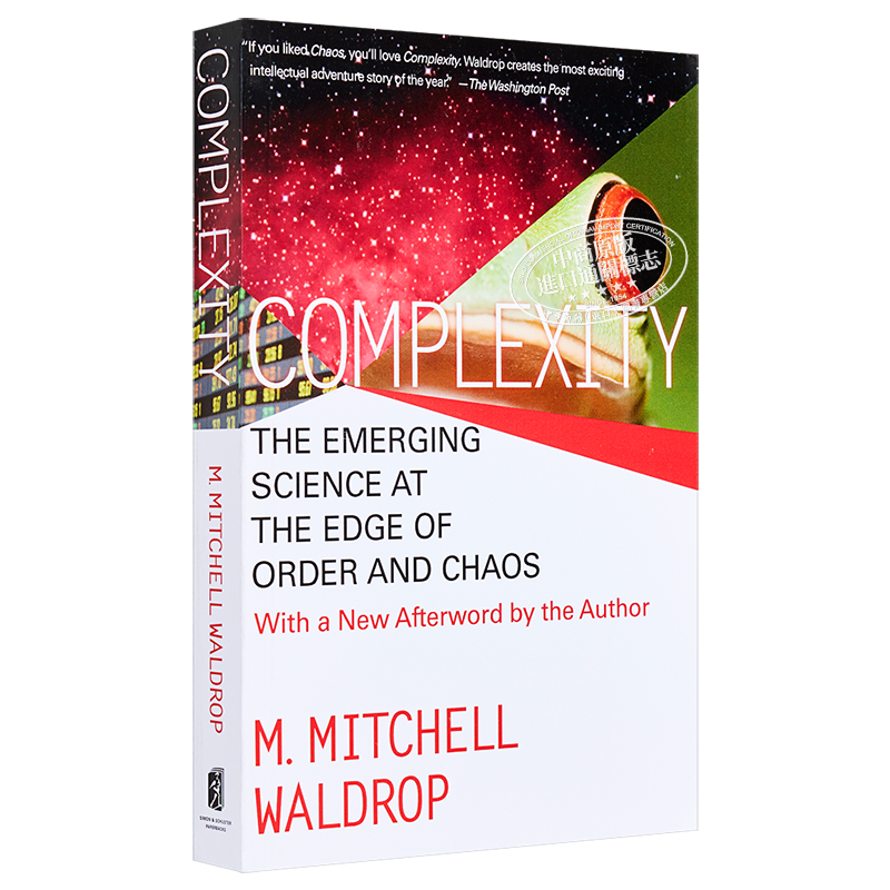 复杂 Complexity 诞生于秩序与混沌边缘的科学 英文原版 Mitchell Waldrop 【中商原版】