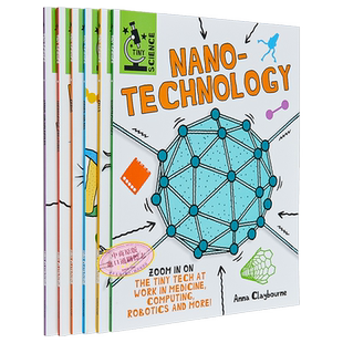 预售 微小科学系列5本套  Tiny Science 英文原版 Anna Claybourne 纳米技术 细菌 微观生物 基因和DNA 原子和分子 细胞【中商原版