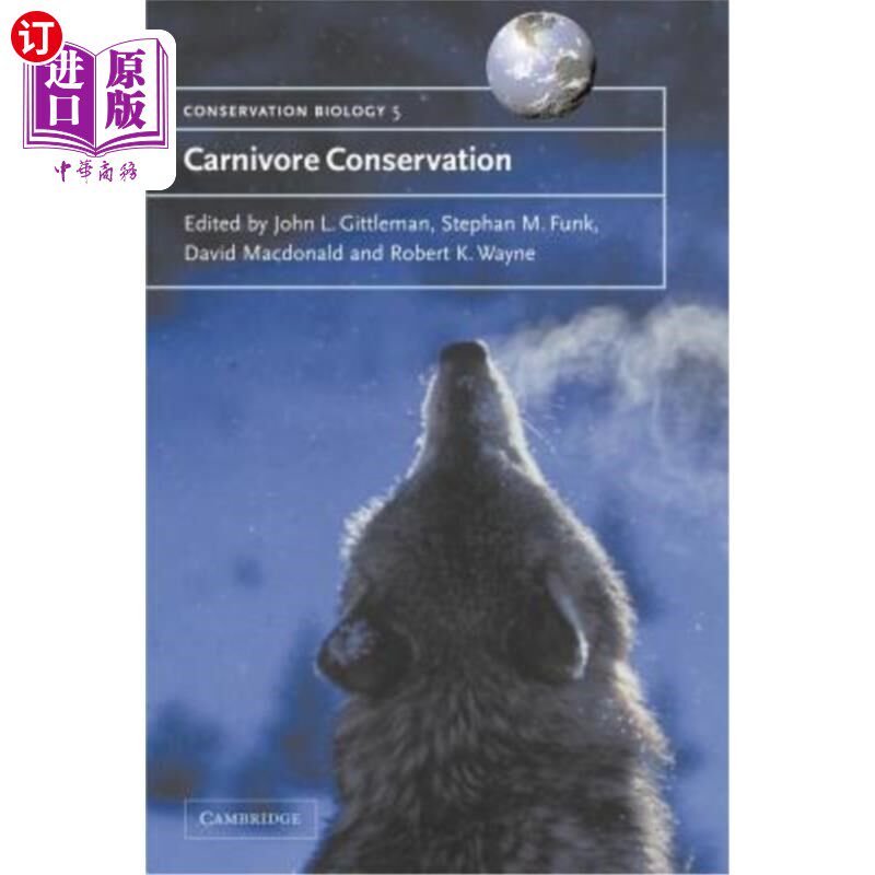 海外直订Carnivore Conservation 食肉动物保护