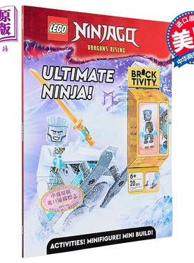 乐高人仔活动书 忍者 终极忍者 Lego Ninjago Ultimate Ninja 英文原版 Ameet Publishing【中商原版】