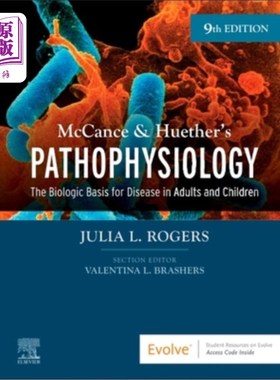 海外直订医药图书McCance & Huether's Pathophysiology: The Biologic Basis for Disease in Adults an 麦坎斯和赫特的病理