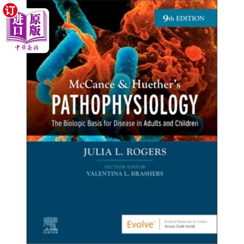 海外直订医药图书McCance & Huether's Pathophysiology: The Biologic Basis for Disease in Adults an 麦坎斯和赫特的病理