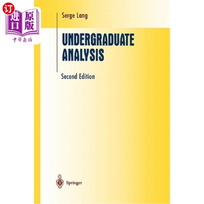 海外直订Undergraduate Analysis 本科分析