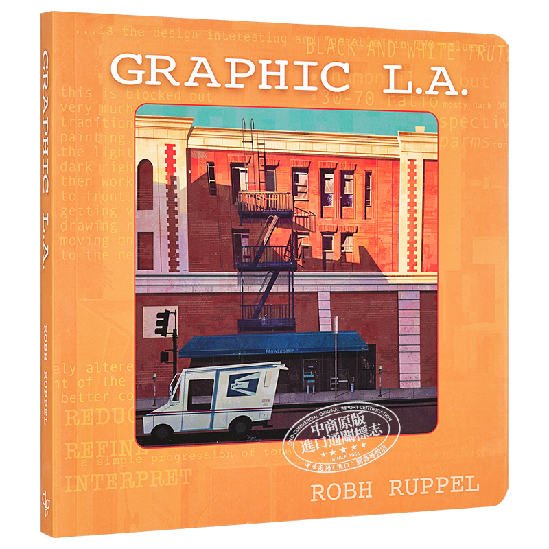Graphic LA 进口艺术 Graphic LA 洛杉矶图像 城市场景街区风景图像插画【中商原版】