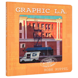 Graphic LA 进口艺术 Graphic LA 洛杉矶图像 城市场景街区风景图像插画【中商原版】