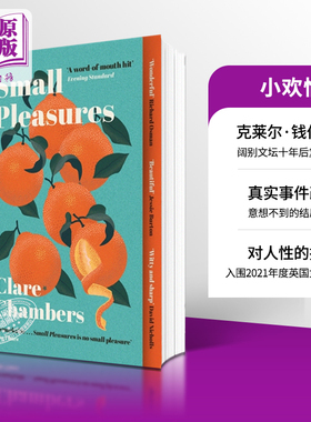 小欢愉 英文原版 Small Pleasures Clare Chambers 入围百利女性小说长名单 【中商原版】