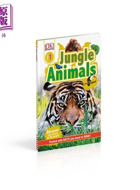 丛林动物 DK Readers Level1 Jungle AnImals DK小读本1级 儿童科普分级读物 丛林动物科普 精装 英文原版 9岁以上 DK【中商?
