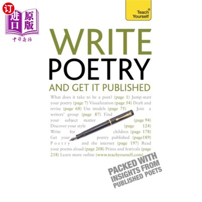 海外直订Write Poetry and Get it Published 写诗并出版