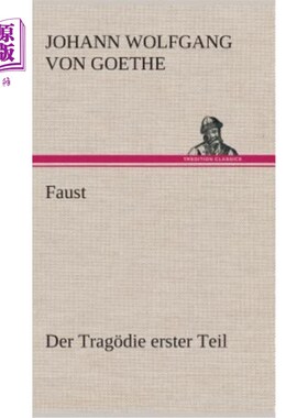 海外直订德语 Faust: Der Trag?die erster Teil 浮士德:第一部分