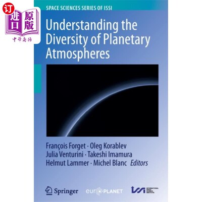 海外直订古英语 Understanding the Diversity of Planetary Atmosph... 了解行星大气的多样性