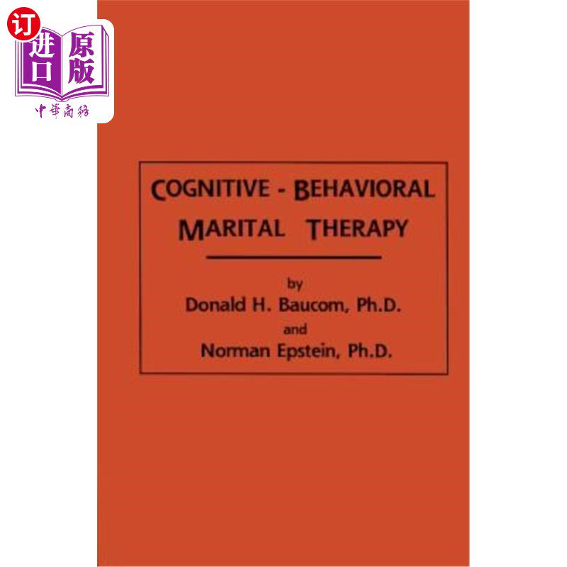 海外直订医药图书Cognitive-Behavioral Marital Therapy 认知行为婚姻治疗