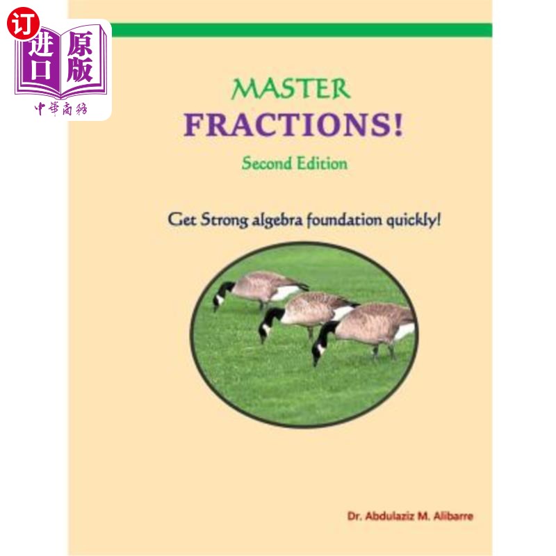 海外直订Master Fractions: Solve Quickly All Fraction Problems 掌握分数:快速解决所有分数问题
