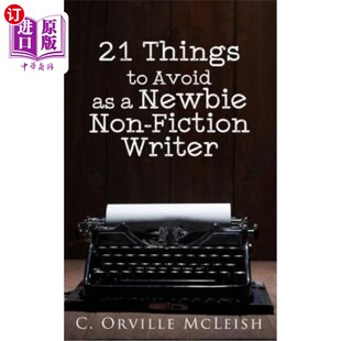 Writer 21件事 Avoid Newbie Non 作为一个新手非小说作家要避免 海外直订21 Fiction Things