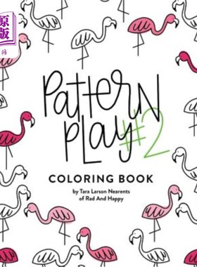 海外直订Pattern Play #2: All Ages Coloring Book 花样游戏#2:所有年龄段的涂色书