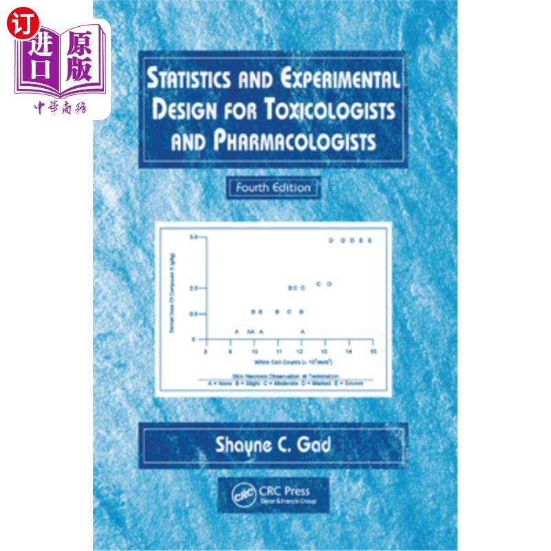 海外直订医药图书Statistics and Experimental Design for Toxicologists and Pharmacologists 毒物学家和药理学家的统计和