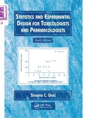 海外直订医药图书Statistics and Experimental Design for Toxicologists and Pharmacologists 毒物学家和药理学家的统计和