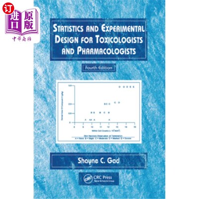 海外直订医药图书Statistics and Experimental Design for Toxicologists and Pharmacologists 毒物学家和药理学家的统计和