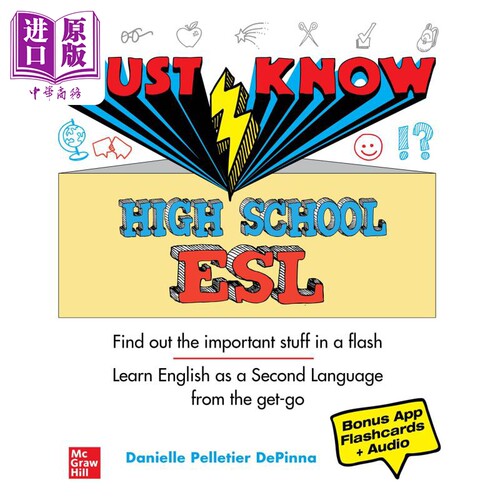 McGraw-Hill Must Know High School ESL 麦格劳希尔高中必备英语手册(英语作为第二语言) 英文原版教材 英语语言学习【中商?