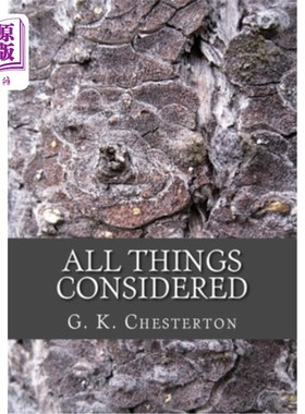 海外直订All Things Considered 综合考虑