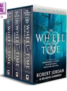 预售 时光之轮盒装套装4 10至12卷 The Wheel of Time Box Set 4 Books 10 to 12 英文原版 Robert Jordan 奇幻小说【中商原版】