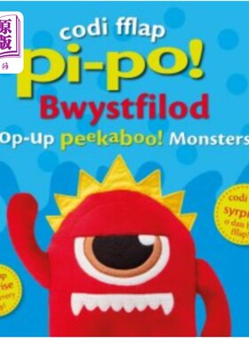 海外直订Codi Fflap Pi-Po! Bwystfilod / Pop-Up Peekaboo! ... Codi Fflap Pi-Po!Bwystfilod /弹出式躲猫猫!怪物