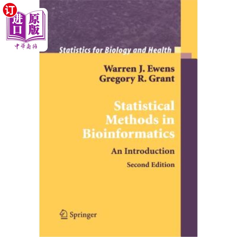 海外直订医药图书Statistical Methods in Bioinformatics: An Introduction 生物信息学中的统计方法