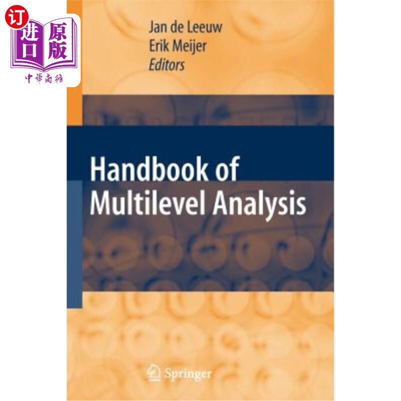 海外直订Handbook of Multilevel Analysis 多层次分析手册