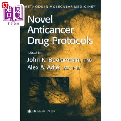 海外直订医药图书Novel Anticancer Drug Protocols 新型抗癌药物协议