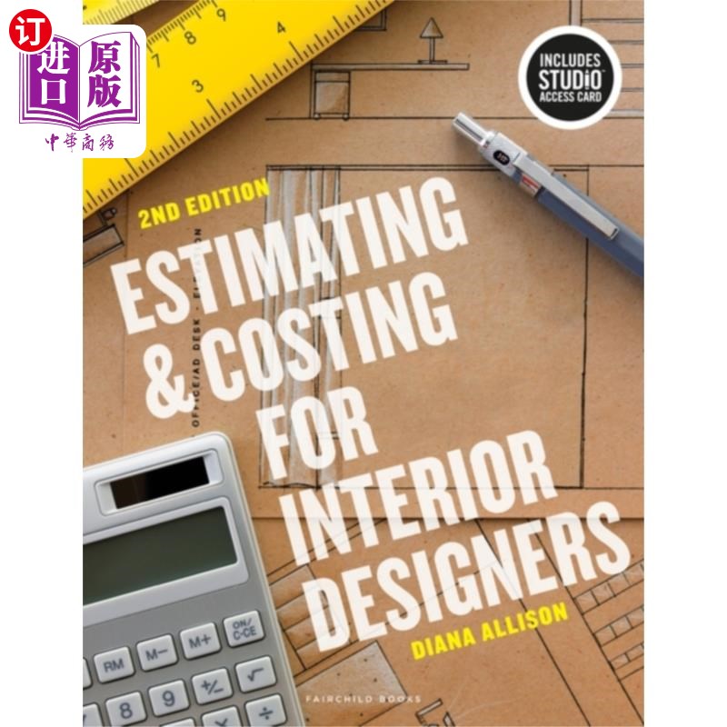 海外直订Estimating and Costing for Interior Designers 室内设计师的估算和成本计算
