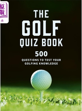 预售 高尔夫问答书 500个问题测试您的高尔夫知识 英文原版 The Golf Quizbook 500 questions Frank Hopkinson【中商原版】