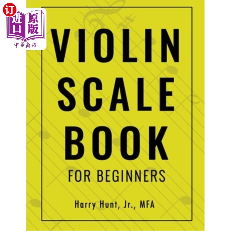 海外直订violin scale book for beginners 初级小提琴音阶书