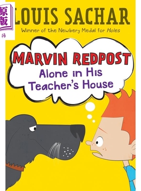 麻烦精马文：4 Marvin Redpost 4：Alone In His TeacherS 儿童文学故事 章节书 桥梁书 幽默搞笑 7~12岁 英文原版【中商原版
