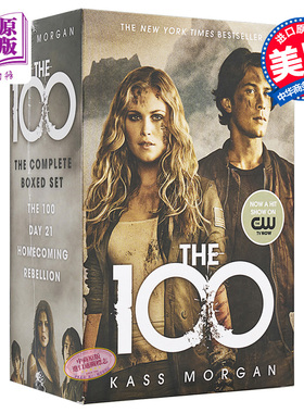 【中商原版】地球百子4册套装 英文原版 The 100 Complete Boxed Set  Kass Morgan
