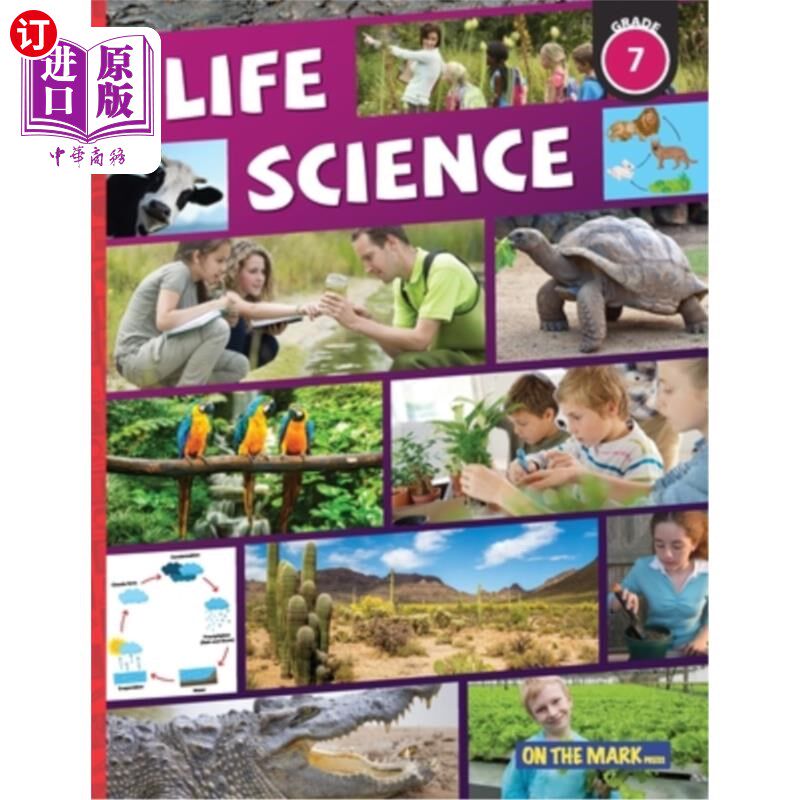 海外直订Life Science Grade 7: Interactions Within Ecosystems in the Environment; & Plant 生命科学7年级:环境中生态系