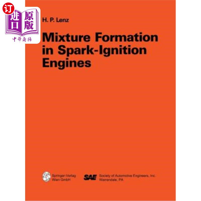 海外直订Mixture Formation in Spark-Ignition Engines 火花点火发动机中混合气的形成