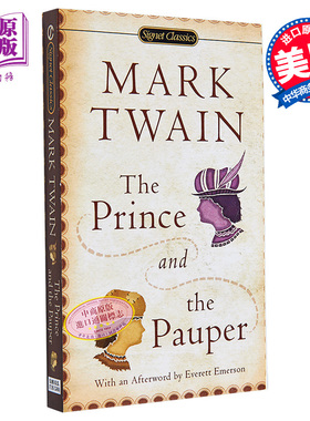 【中商原版】王子与乞丐 英文原版 经典文学 The Prince And The Pauper (Signet Classics) Mark Twain