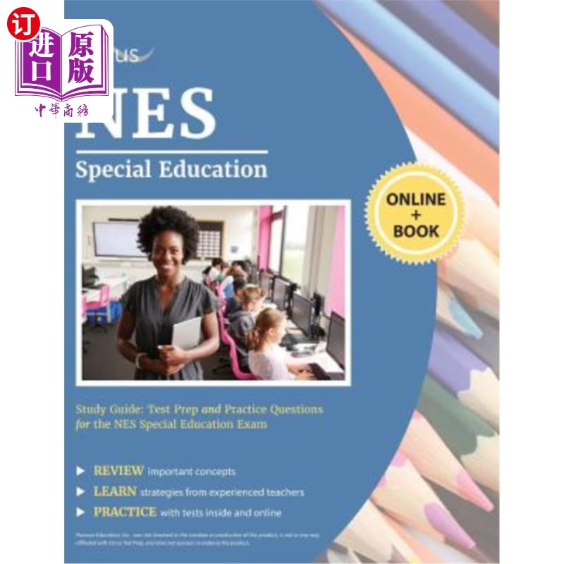海外直订NES Special Education Study Guide: Test Prep and Practice Questions for the NES NES特殊教育学习指