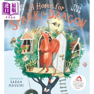 进口童书 Massini for Home 龙之火花之家 the 亲子图画故事书 精装 儿童绘本 英文原版 Dragon 中商原版 Spark Sarah