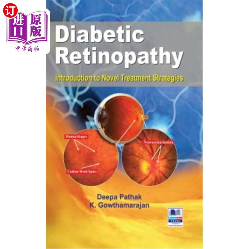 海外直订医药图书Diabetic Retinopathy: Introduction to Novel Treatment Strategies 糖尿病视网膜病变：新治疗策略介绍