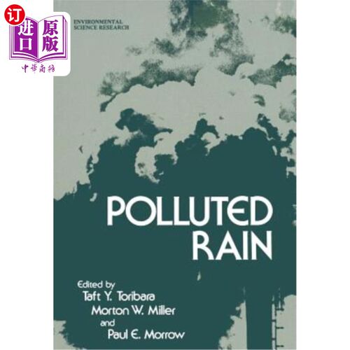 海外直订Polluted Rain 受污染的雨水