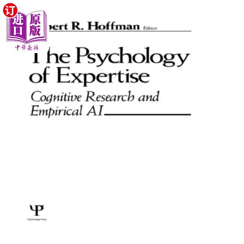 海外直订Psychology of Expertise 专家心理