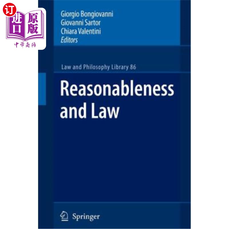 海外直订Reasonableness and Law 合理性和法律