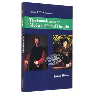现代政治思想基础 上 昆汀 斯金纳 英文原版 The Foundations of Modern Political 豆瓣高分【中商原版】