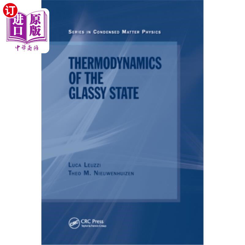 海外直订Thermodynamics of the Glassy State 玻璃态热力学