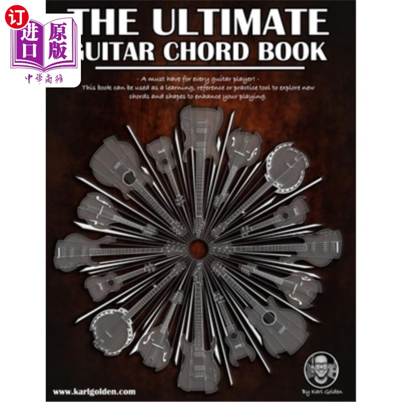 海外直订The Ultimate Guitar Chord Book 终极吉他和弦书