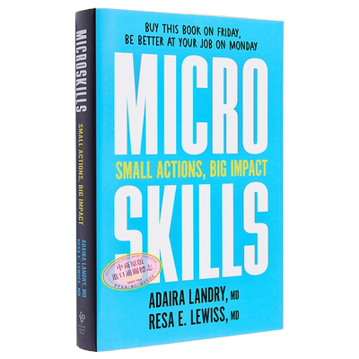 现货 微技能 小动作 大影响 Microskills Small Actions Big Impact 英文原版 Resa E Lewiss M.D. 【中商原版】