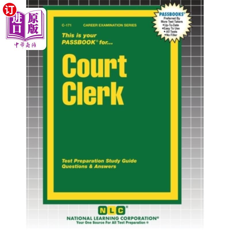 海外直订Court Clerk 书记员