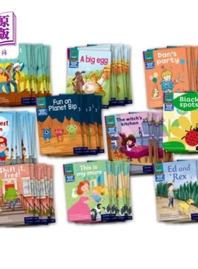 海外直订Read Write Inc. Phonics Book Bag Books: Purple Set 2 Pack of 100 读写公司语音书包书：紫色2套故事书100包