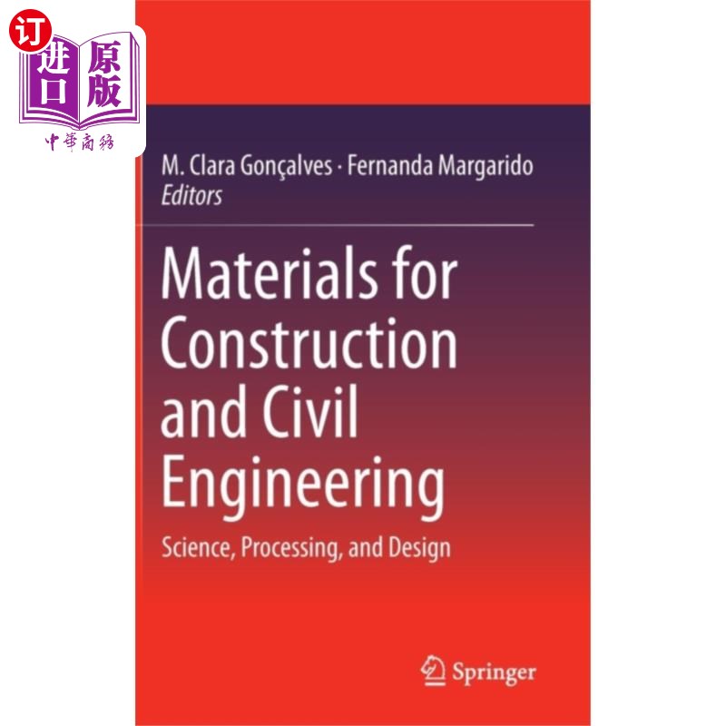海外直订Materials for Construction and Civil Engineering 建筑和土木工程材料